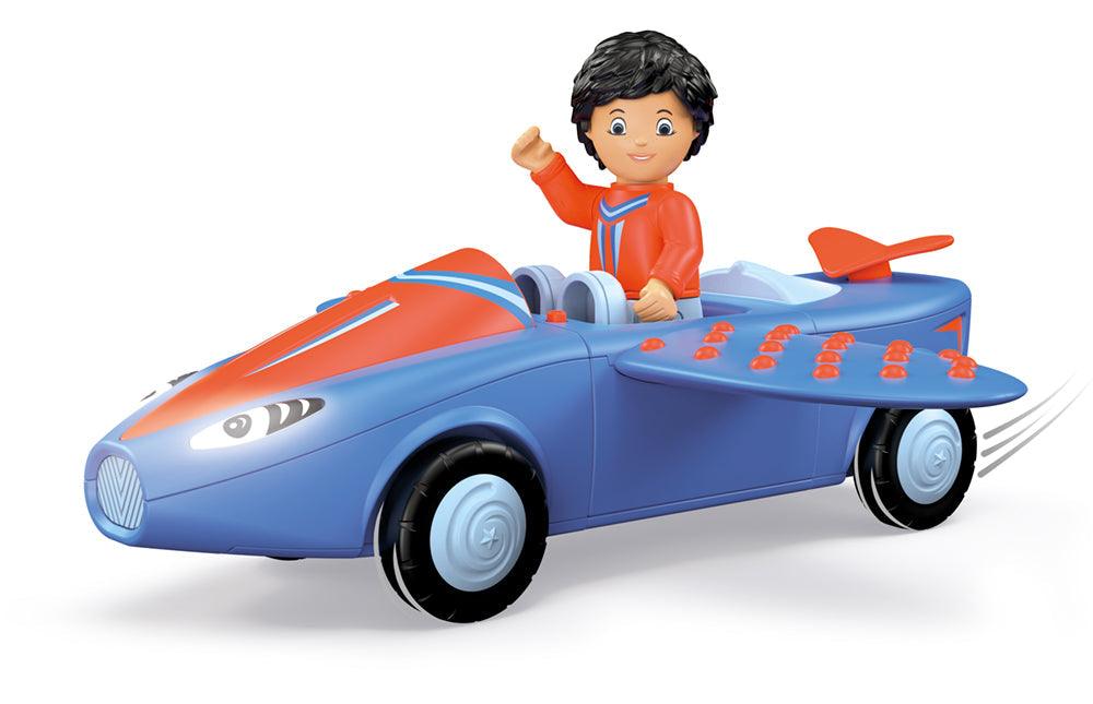 Siku Schwungradmotor Flugzeugspielzeug Bill Breezy mit beweglicher Spielfigur und Licht-Soundeffekten