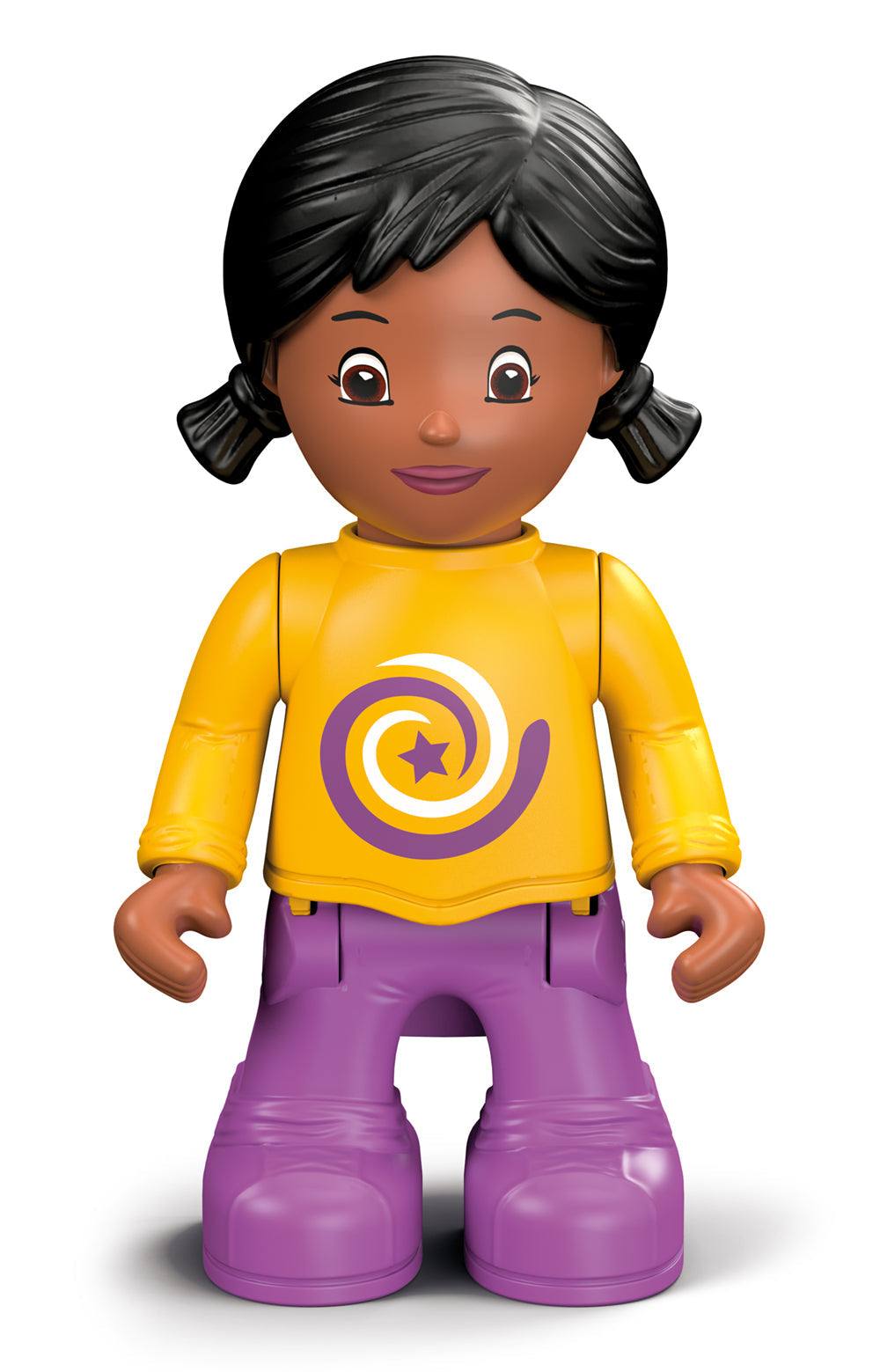 Lotti Spielfigur aus Toddys Town mit beweglichen Armen und Kopf, ideal für Kinder ab 2 Jahren
