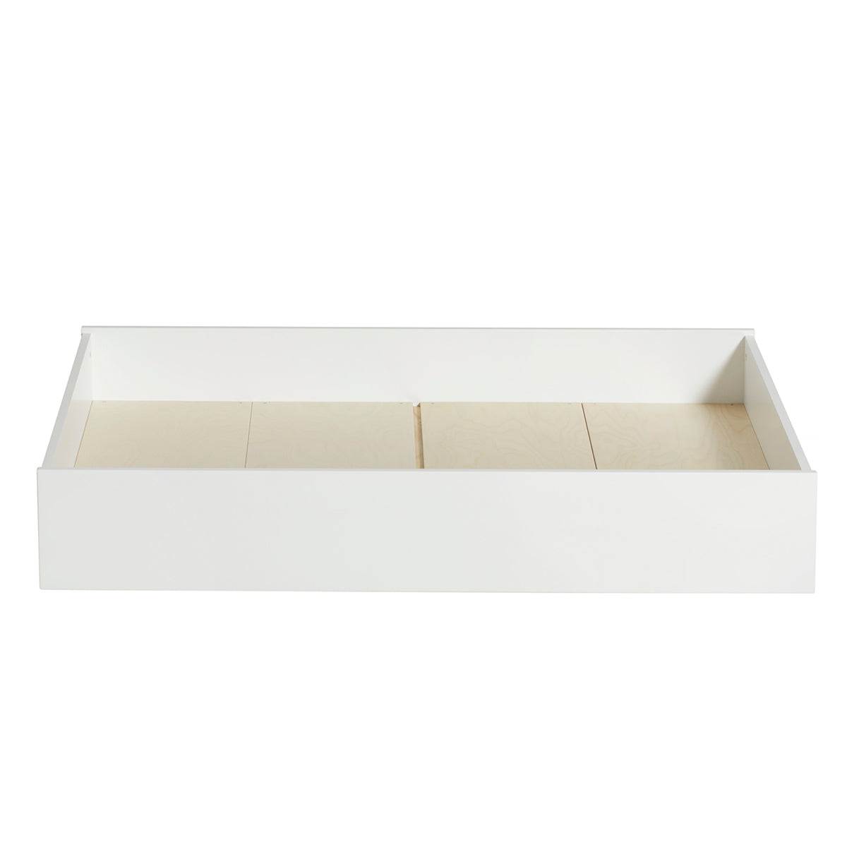 Wood Bettschublade weiß von Oliver Furniture mit viel Stauraum, passend zu Wood Bett und Etagenbett