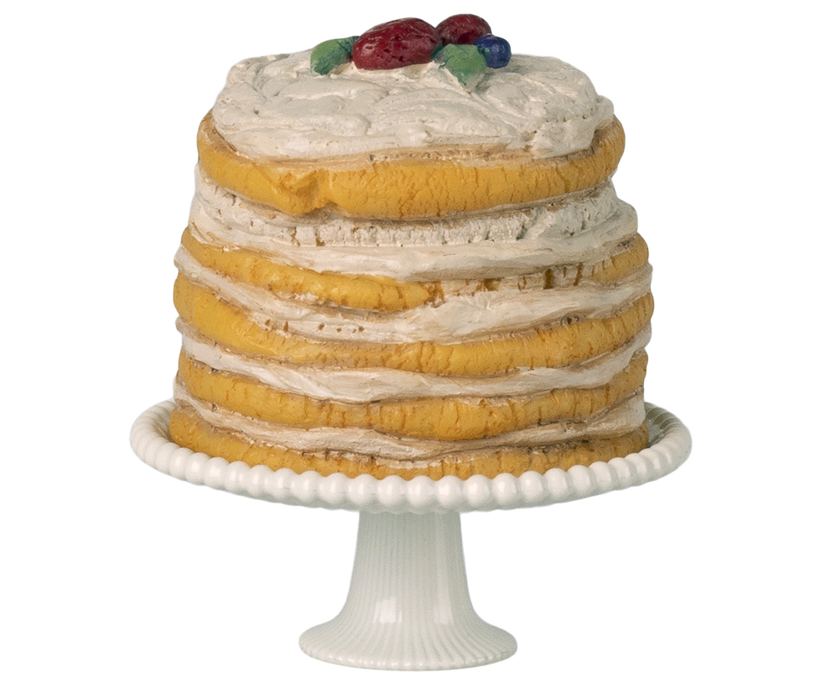 Partykuchen und Kuchenplatte, Maus – Off Weiß