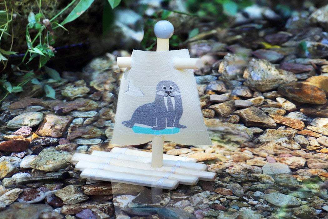 Wasserspielzeug Floß Walross