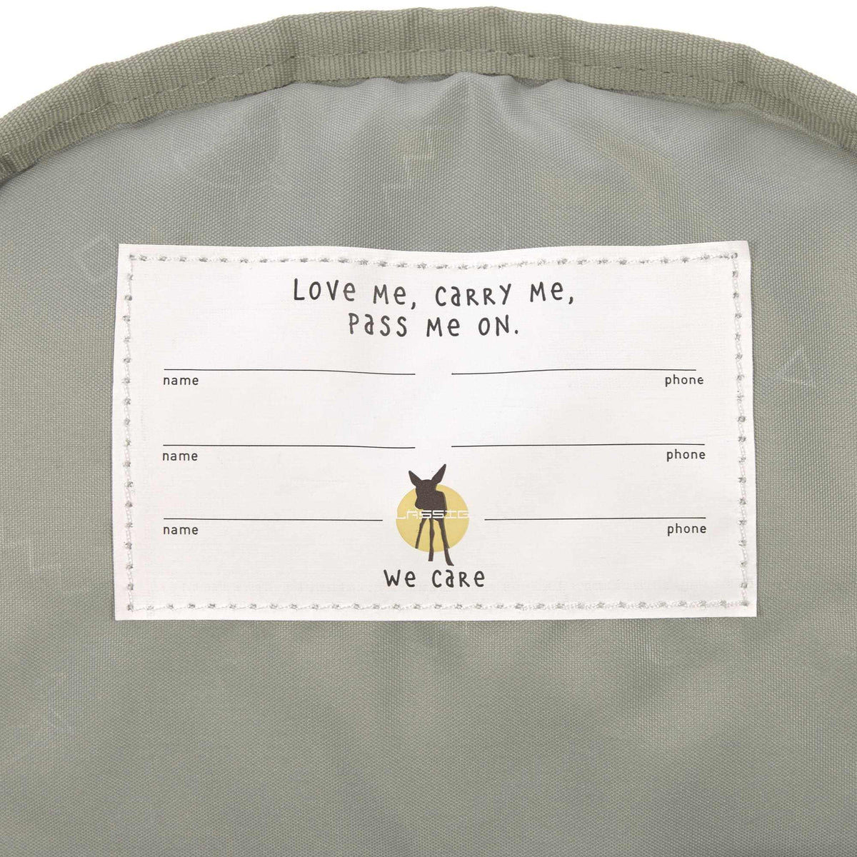 Mini Backpack Happy Prints light oliv