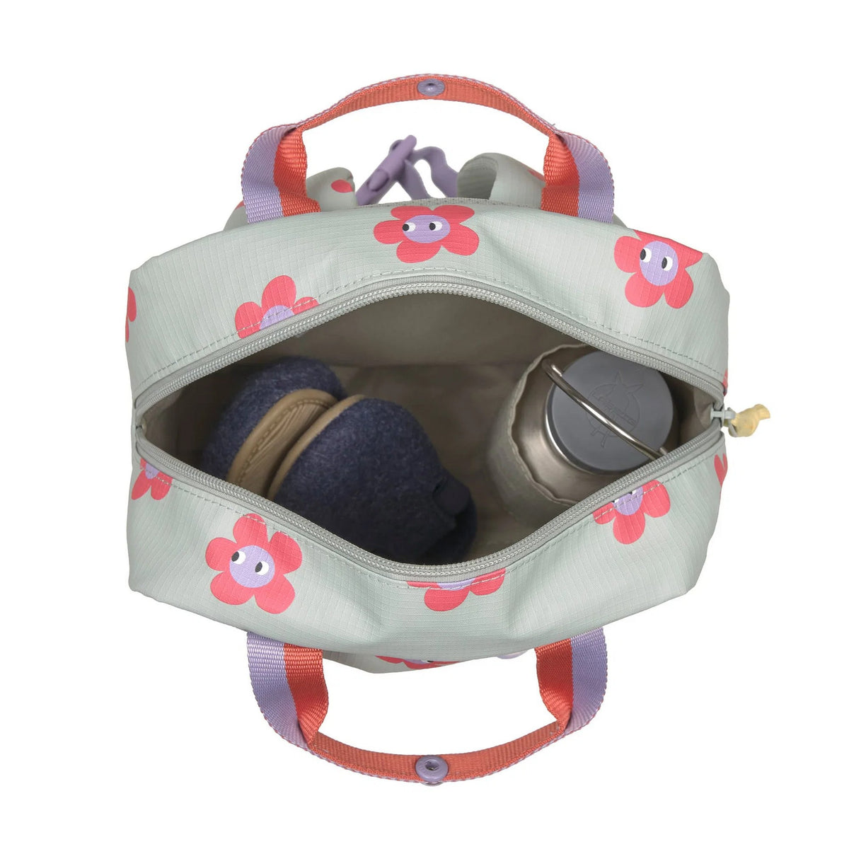 Kindergartenrucksack Square - Happy Trails Flower