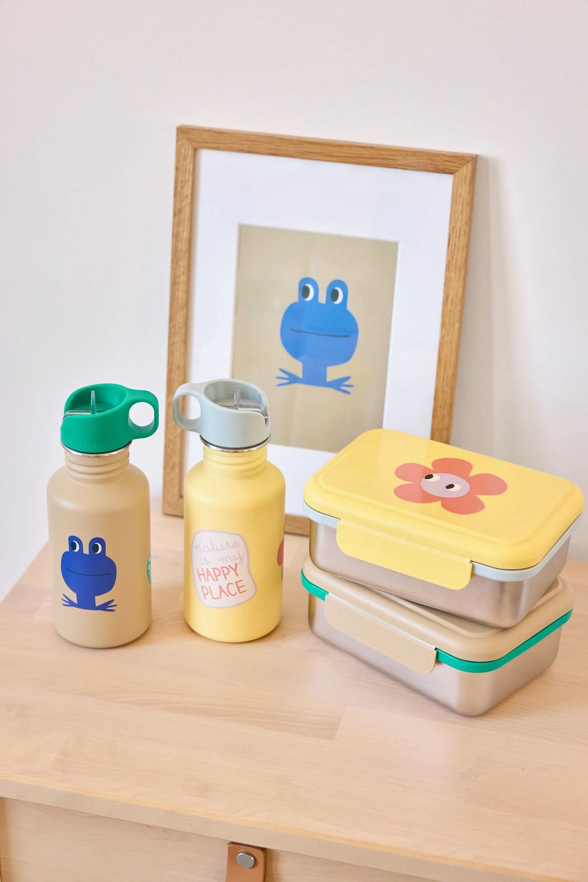 Edelstahl Lunchbox - Happy Trails Flowers