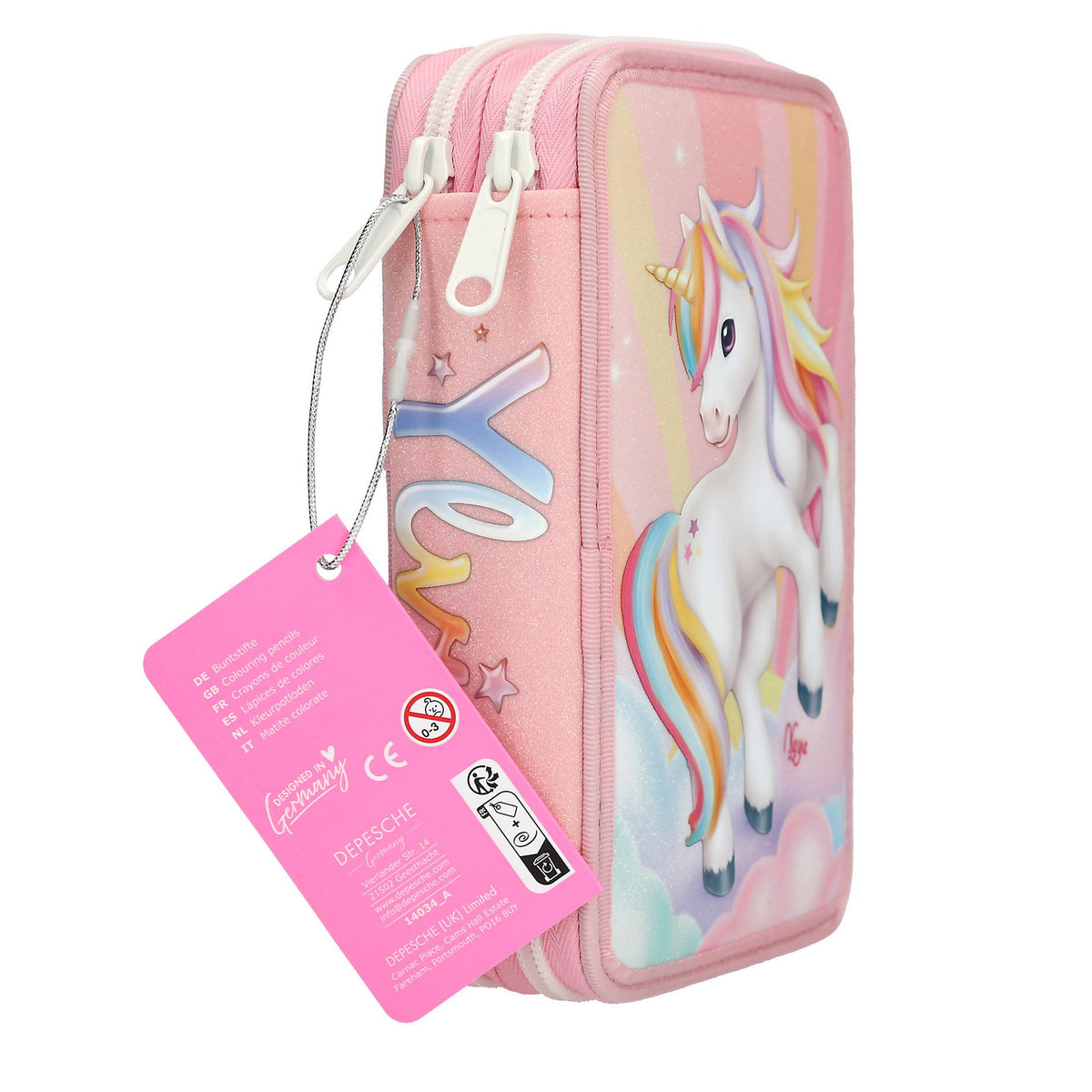 Ylvi 2 Fach Federtasche Sugar Pop