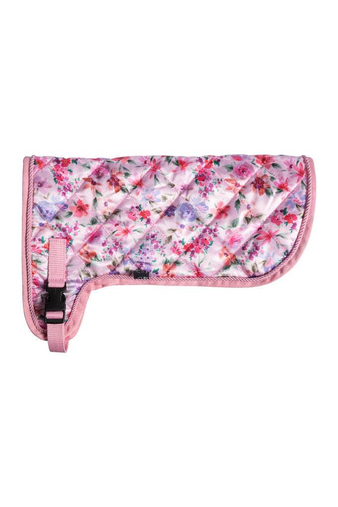 Hobby Horsing Decke flower von HKM mit dekorativem Druck und Kordelrand für Hobby Horse-Spielzeug.