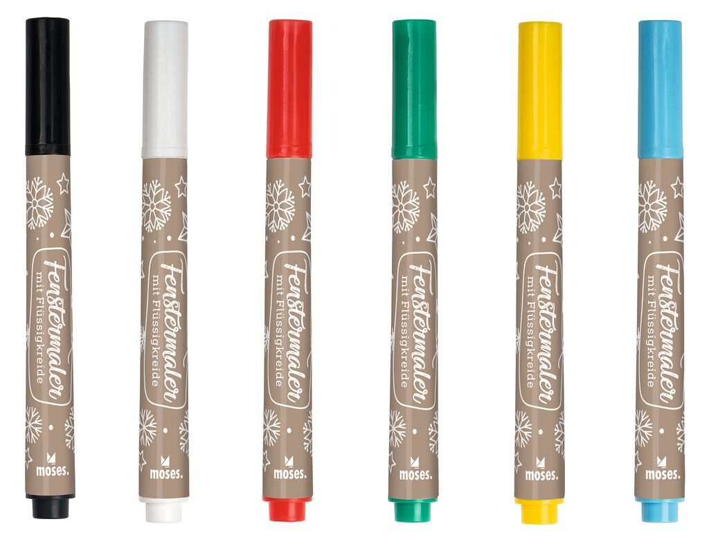 Fenstermaler Winterwunder 6er Set