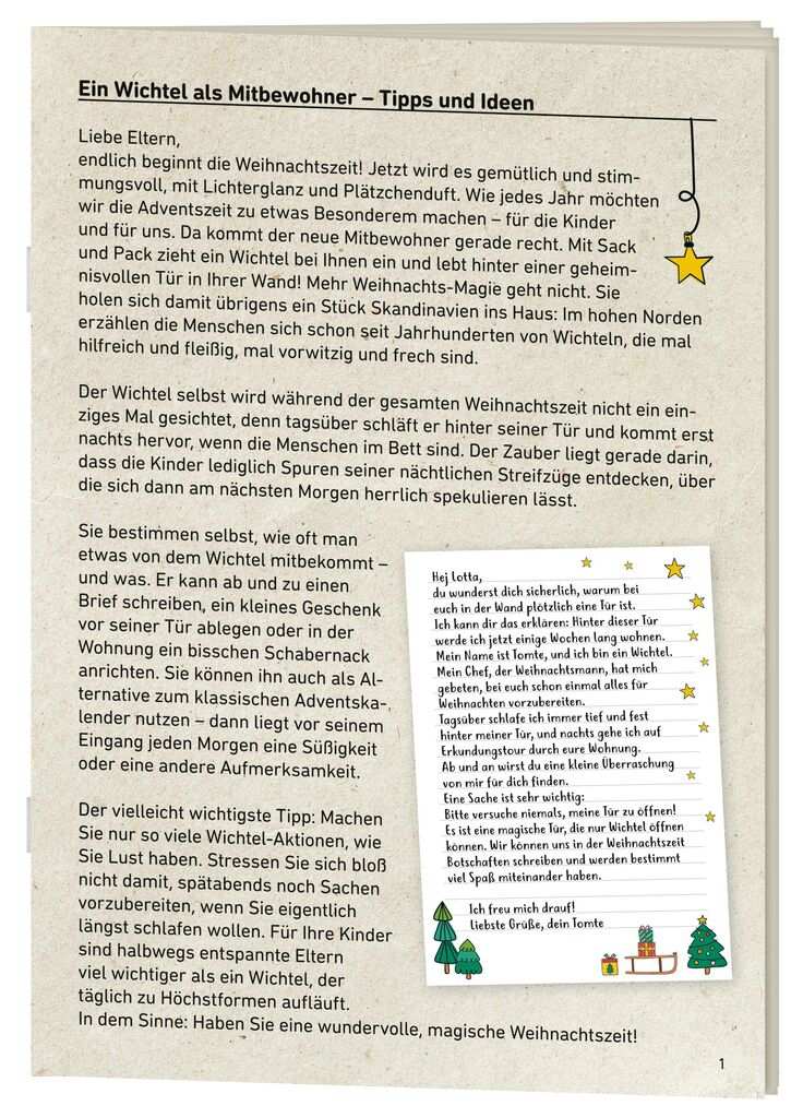 Wichteltür-Set Weihnachtszauber