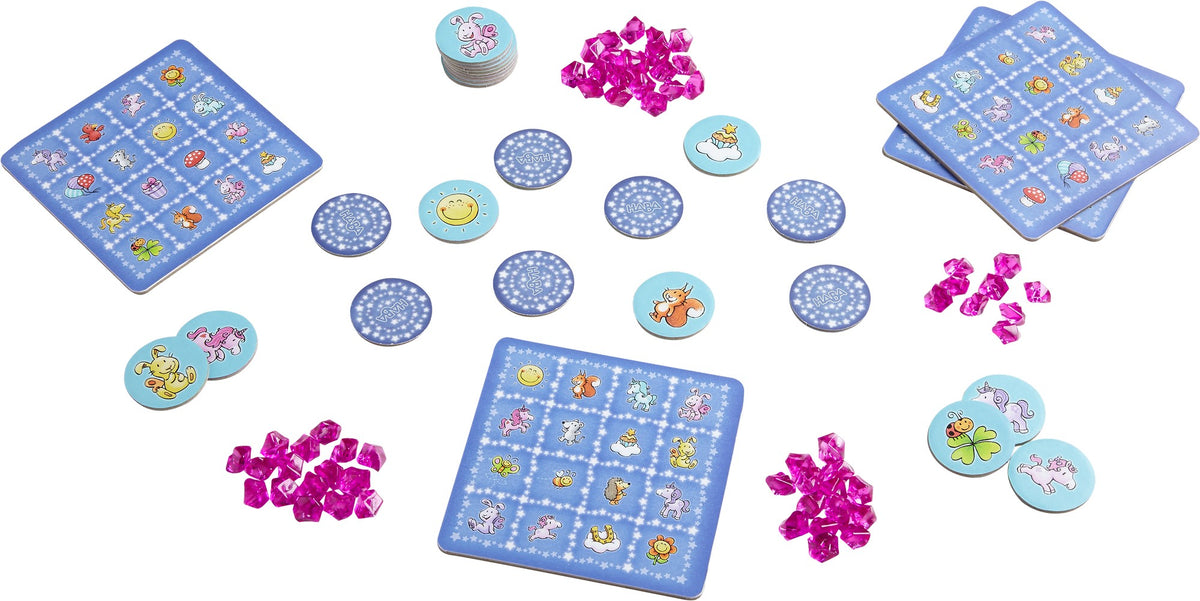 Einhorn Glitzerglück – Funkel-Bingo