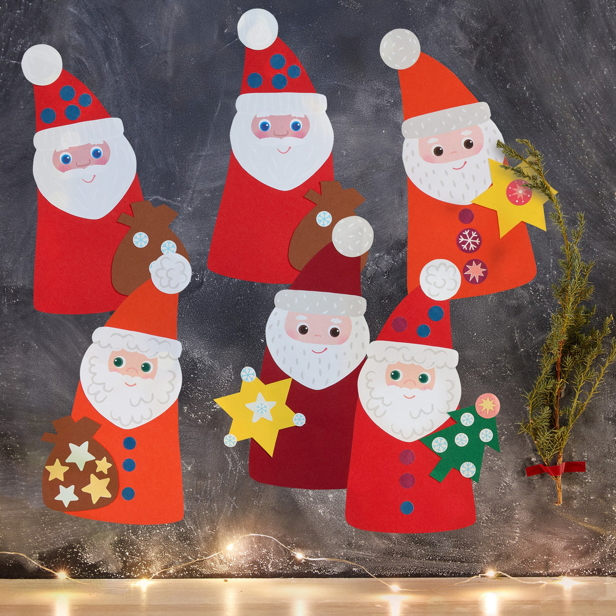 Bastelset - Erstes Kleben Nikoläuse