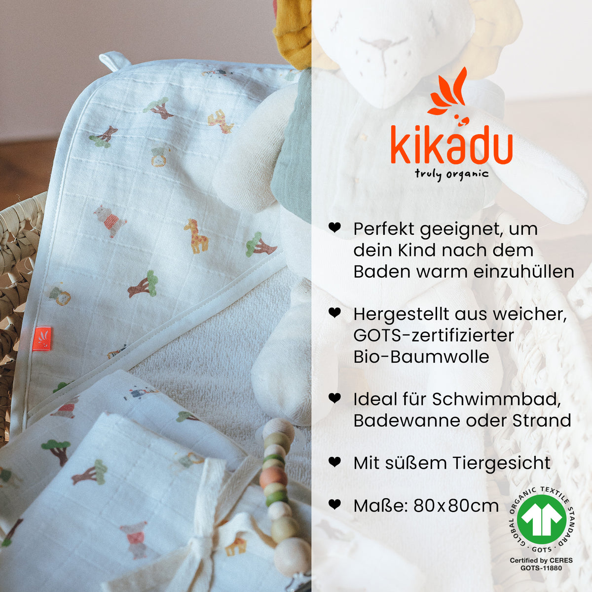 Kapuzen-Handtuch Savannah