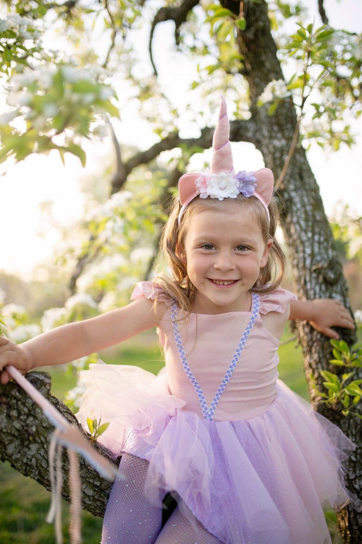 Einhorn-Kleid & Haarreif 3-4 Jahre