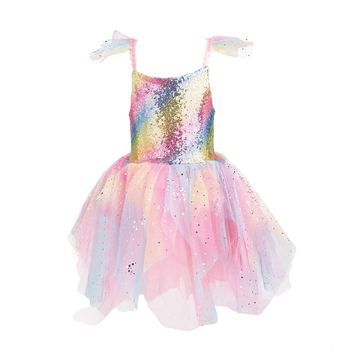Kleid Regenbogen Fee 3-4 Jahre