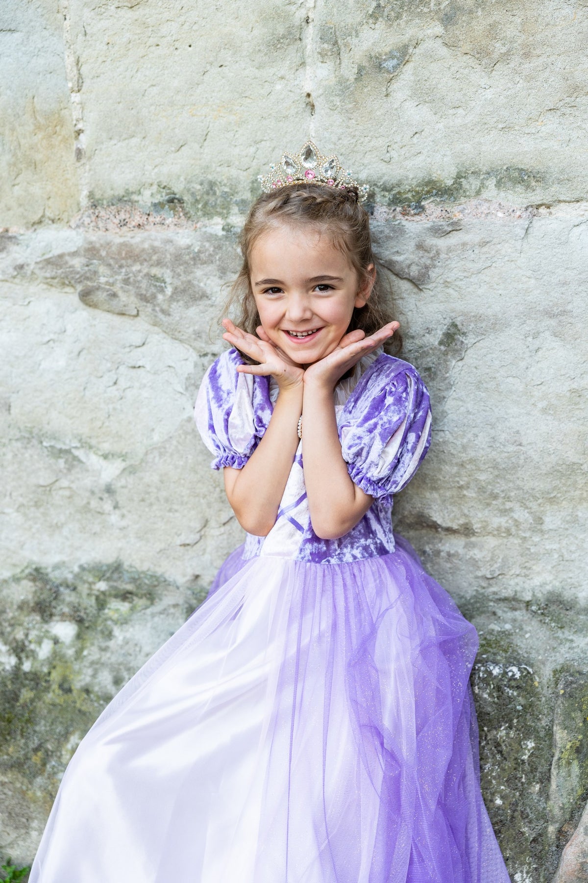Prinzessinnen Kleid Samtweich 7-8 Jahre