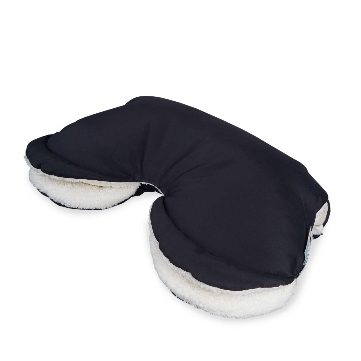 MIRA anthra stroller hand muff with plush lining and zipper closure for warm hands in cold weather