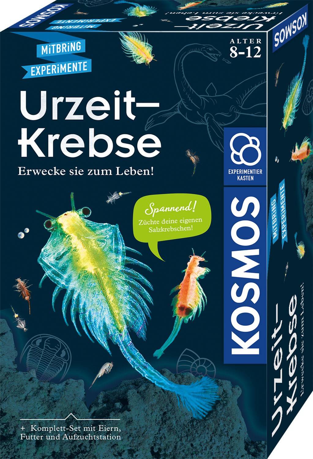 Urzeit-Krebse Aufzuchtset für Kinder mit Schritt-für-Schritt Anleitung und Experimenten von Kosmos