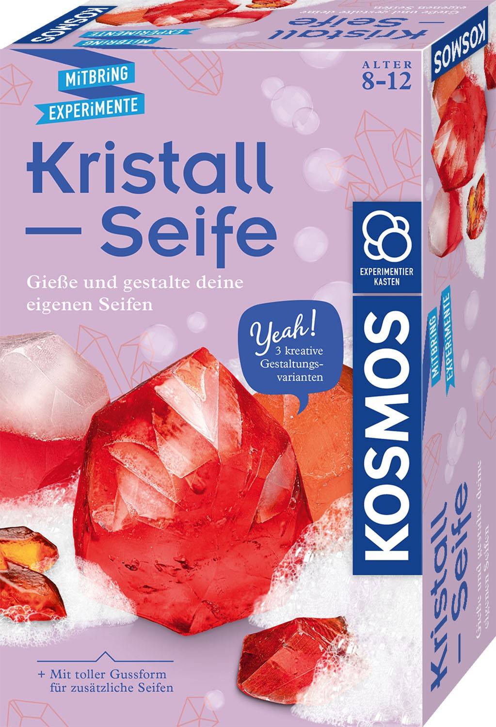 Mitbringexp. Kristall-Seife Experimentierset für Kinder ab 8 Jahren zum Selbergießen und Gestalten von Seifen
