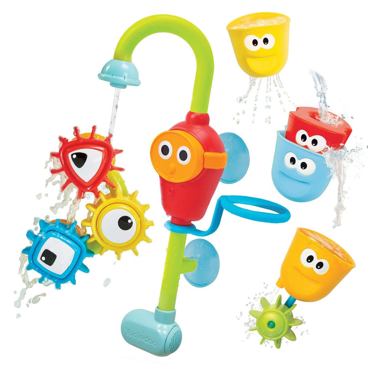 Badewannenspiel- Wasserdusche Spin 'N' Sort mit verschiedenen Spritzfunktionen für Kinder ab 9 Monaten