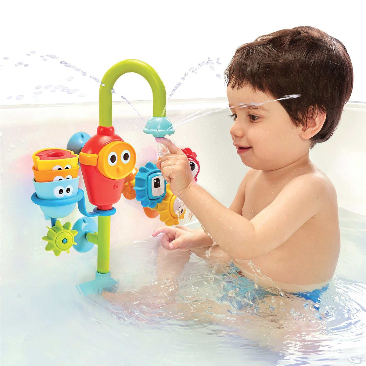Badewannenspiel- Wasserdusche Spin 'N' Sort