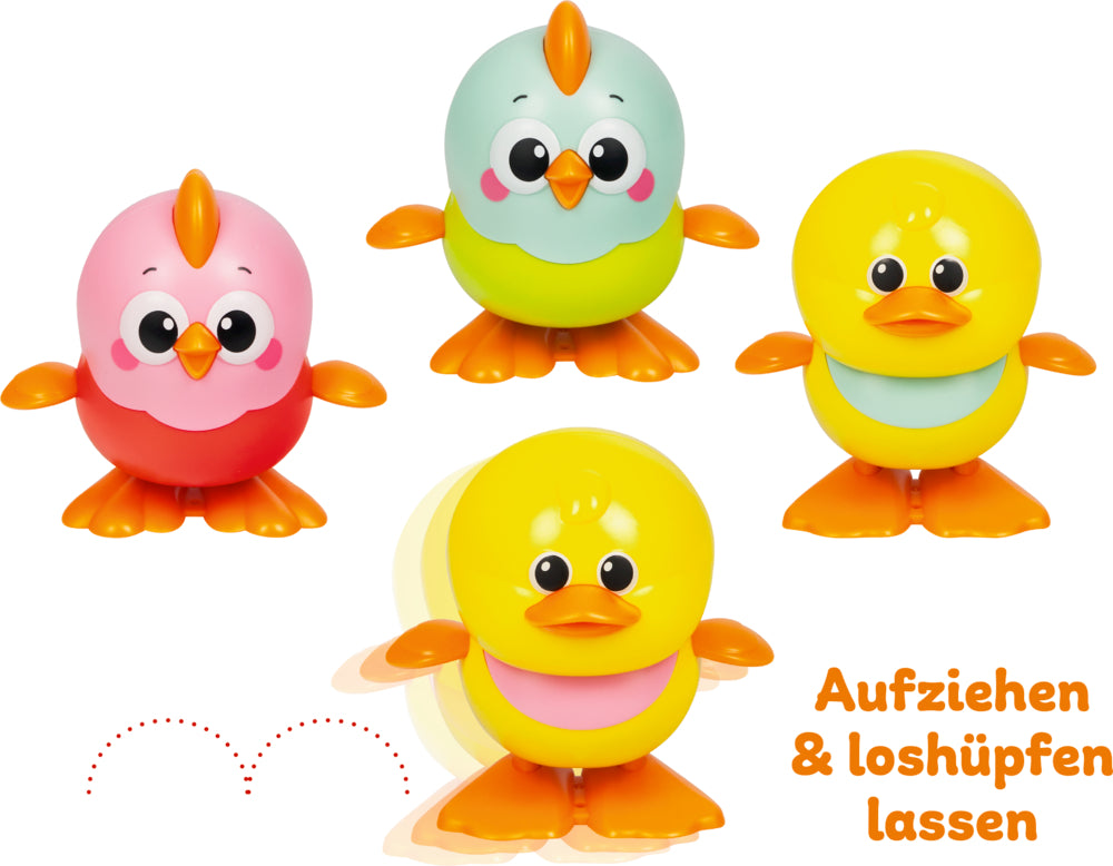 Aufzieh-Küken - Fröhliche Ostern (1 Stück)