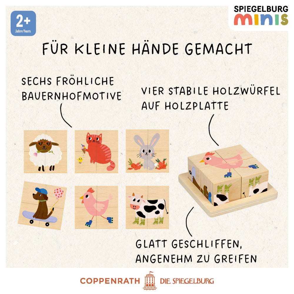 Würfelpuzzle Bauernhof