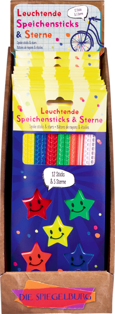 Leuchtende Speichensticks & Sterne