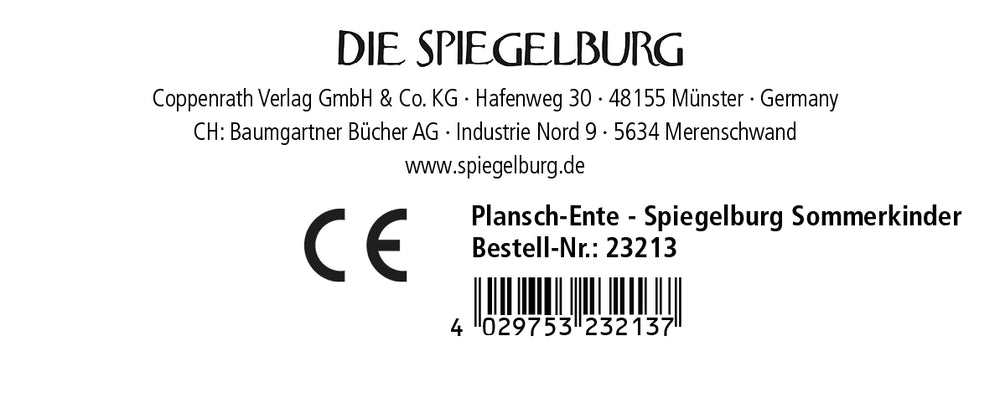 Plansch-Ente - Spiegelburg S
ommerkinder