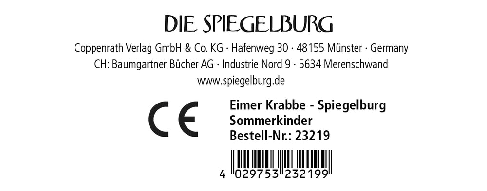 Eimer Krabbe (faltbar) - Spiegelburg Sommerkinder