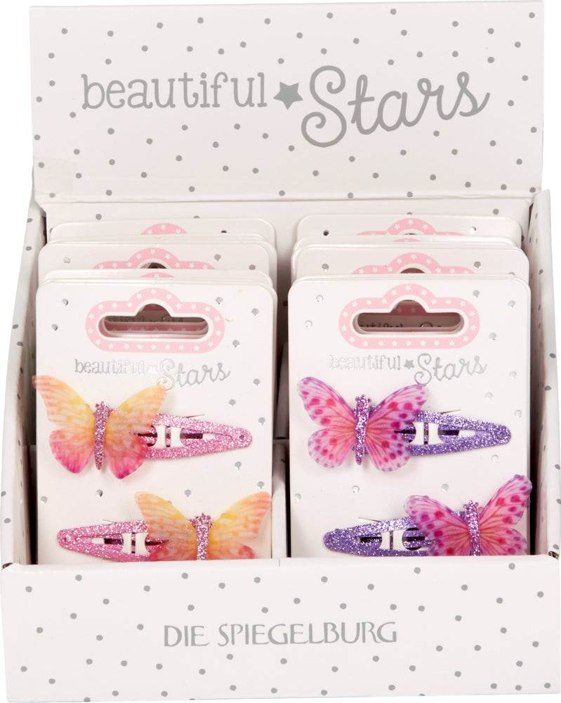 Haarclips Schmetterling beautiful Stars (1 Set)