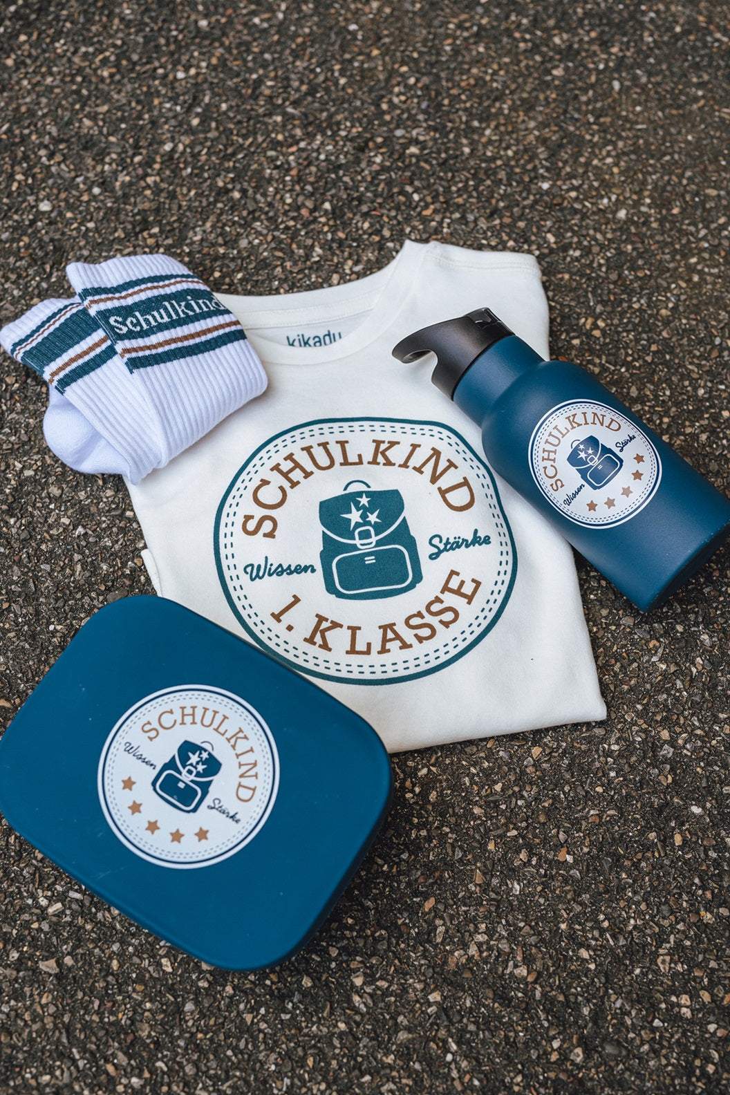 T-Shirt Schulkind Petrol 116/128