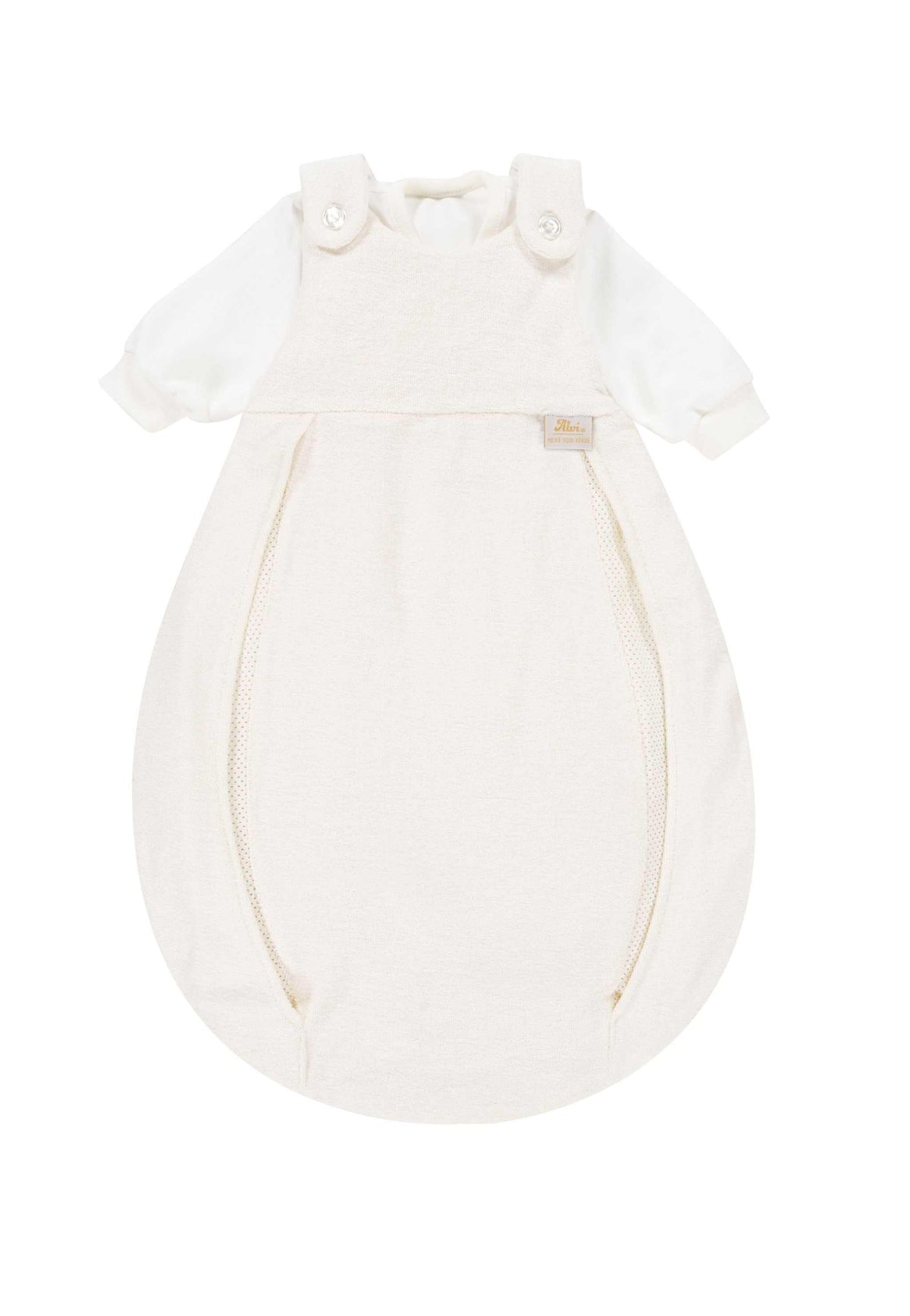 Baby-Mäxchen mit Belüftungssystem Frottier/ weiß Größe 74