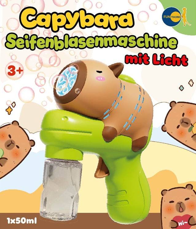 Capybara Seifenblasenmaschine mit Licht
