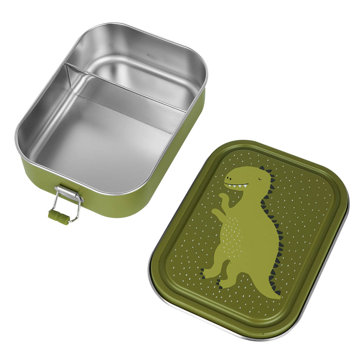 Schulset - Rucksack, Trinkflasche 350ml & Brotdose groß Mr. Dino