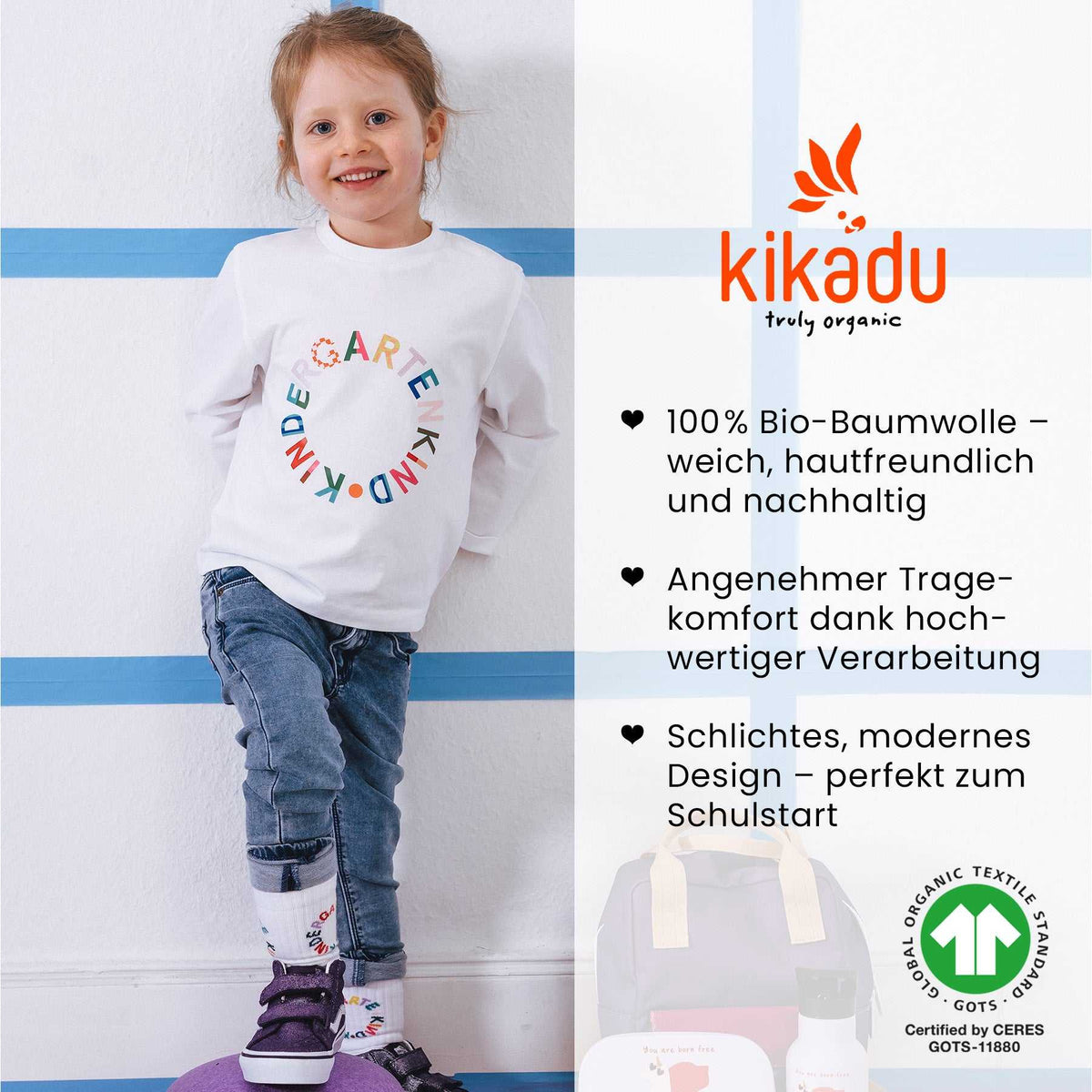 Langarmshirt Kindergartenkind 98/104