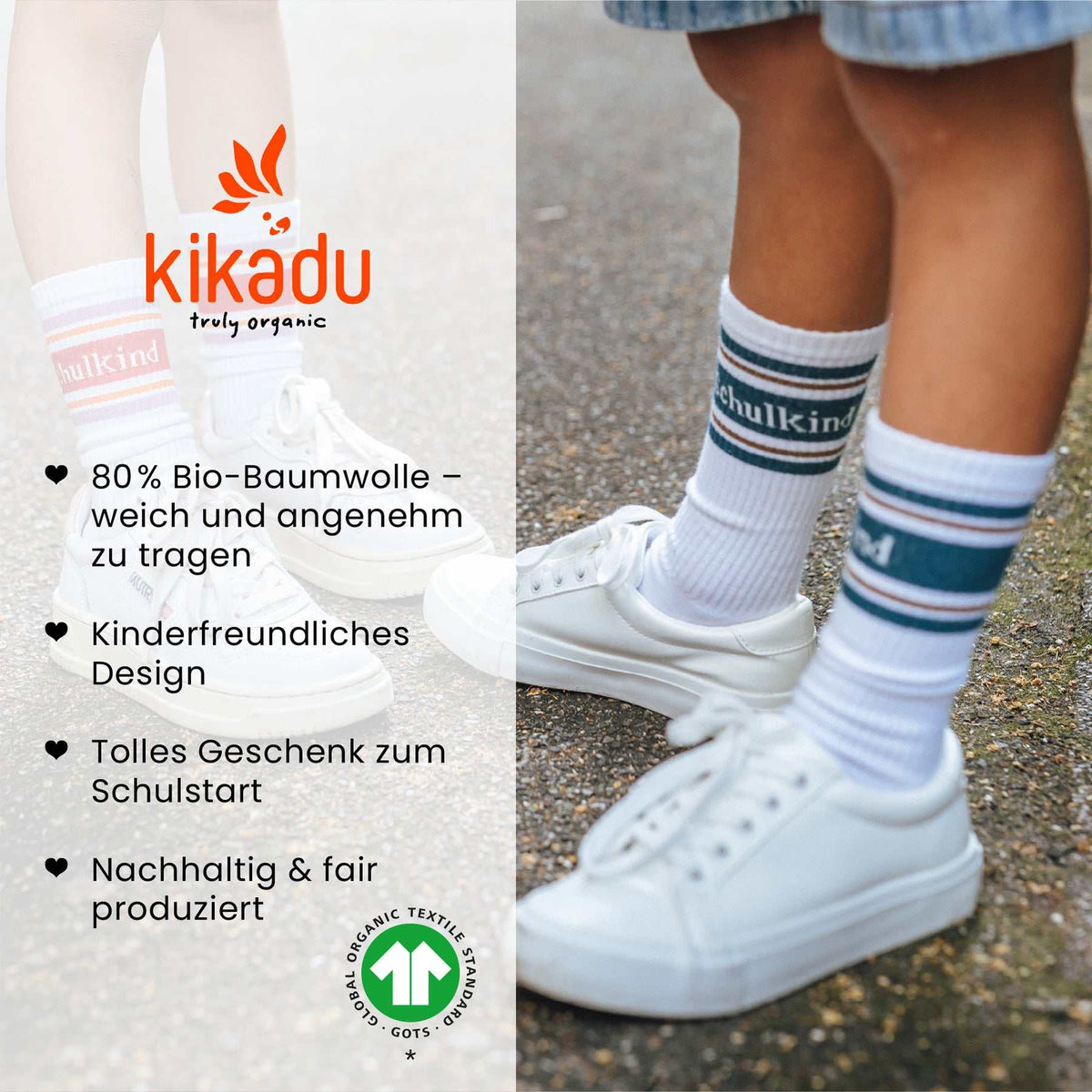 Schulkind- Socken 27-30/ Petrol