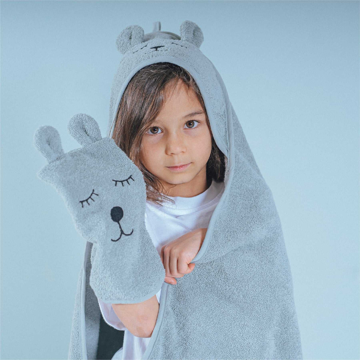 Kapuzen-Handtuch Eisbär