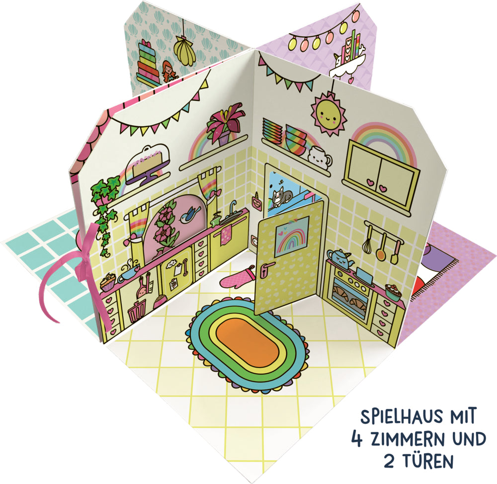 Cozy Stickerhaus - Kleines Einhorn