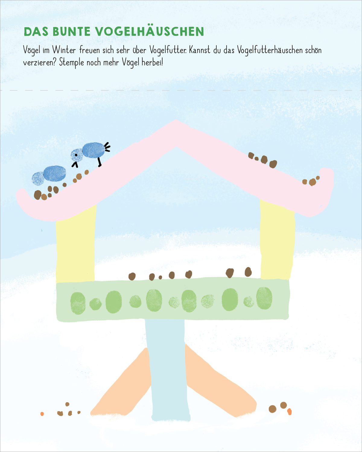 Fingerstempel: Winterwelt
