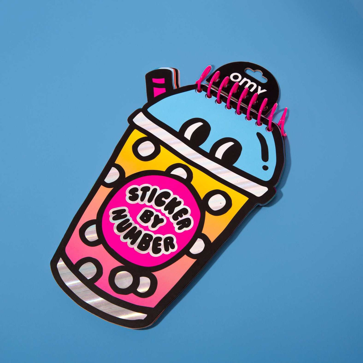 Stickern nach Zahlen -Bubble Tea