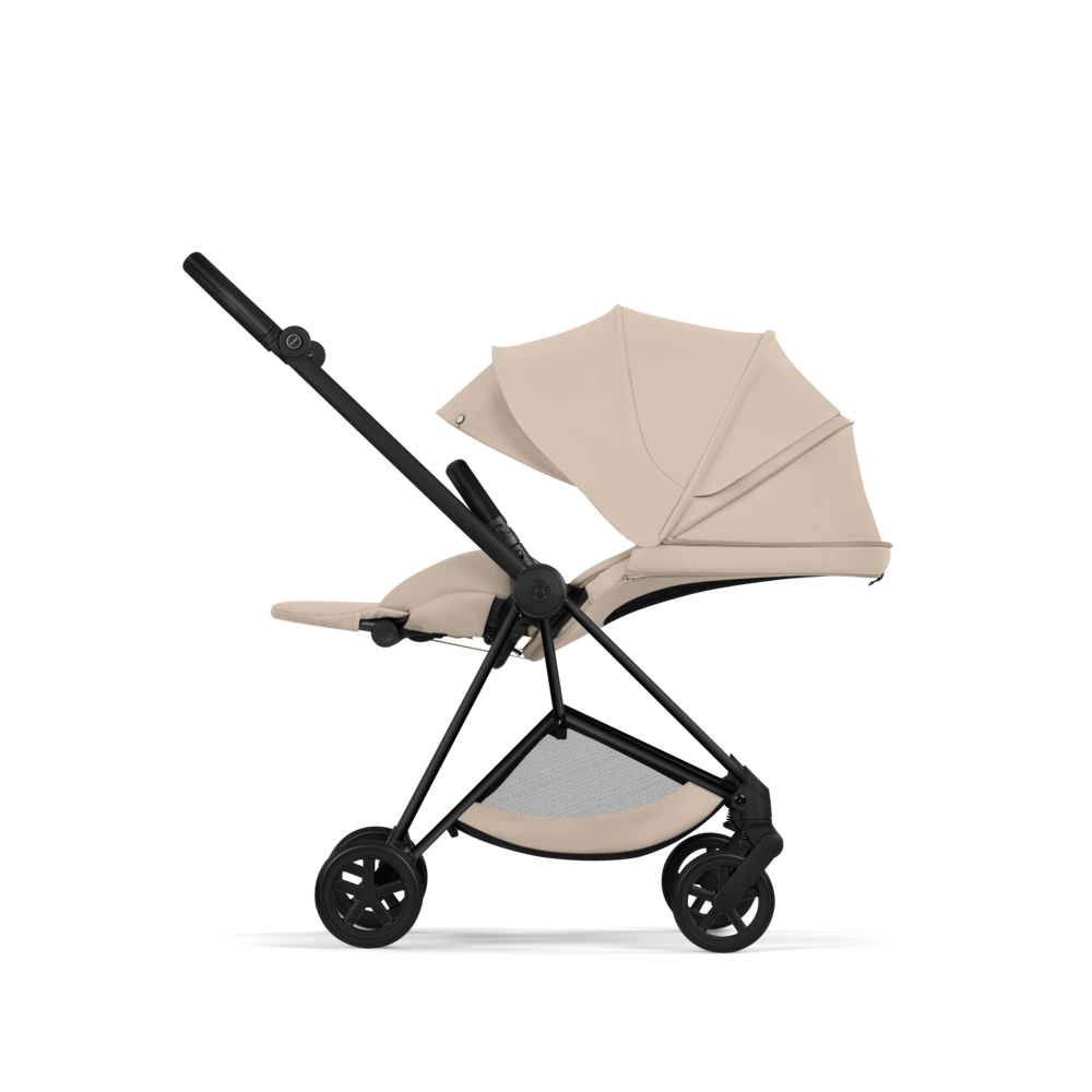 MIOS Comfort Matt Black incl. Babywanne faltbar Cozy Beige