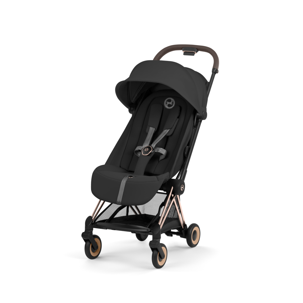 COŸA Comfort Rosegold incl. Babywanne faltbar Sepia Black
