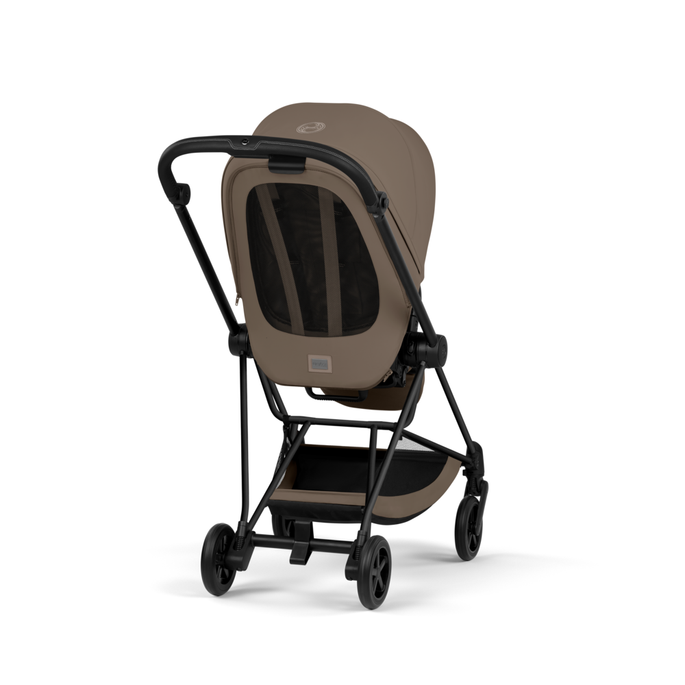 MIOS Comfort Matt Black incl. Babywanne faltbar Coconut Brown