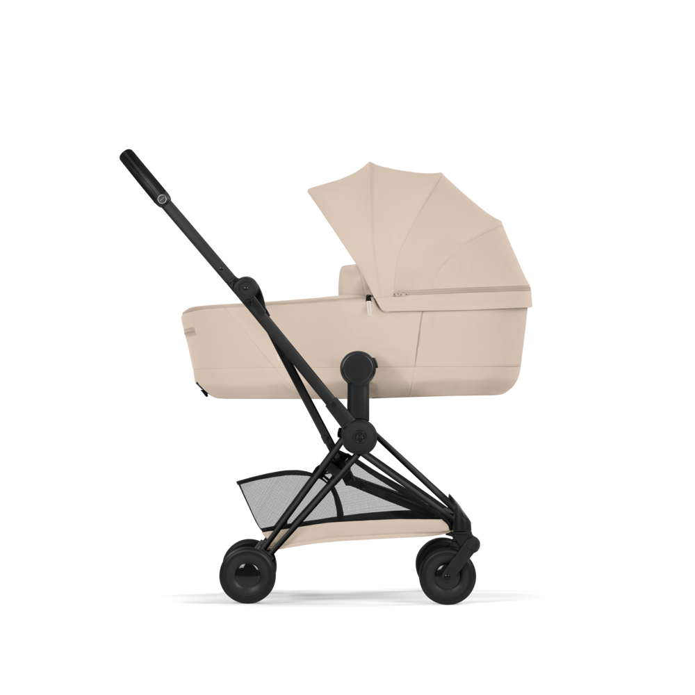 COŸA Comfort Matt Black incl. Babywanne faltbar Cozy Beige