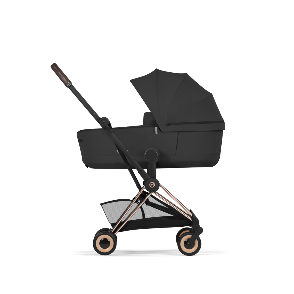 COŸA Comfort Rosegold incl. Babywanne faltbar Sepia Black