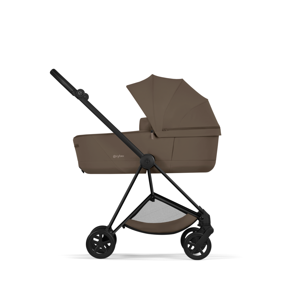 MIOS Comfort Matt Black incl. Babywanne faltbar Coconut Brown