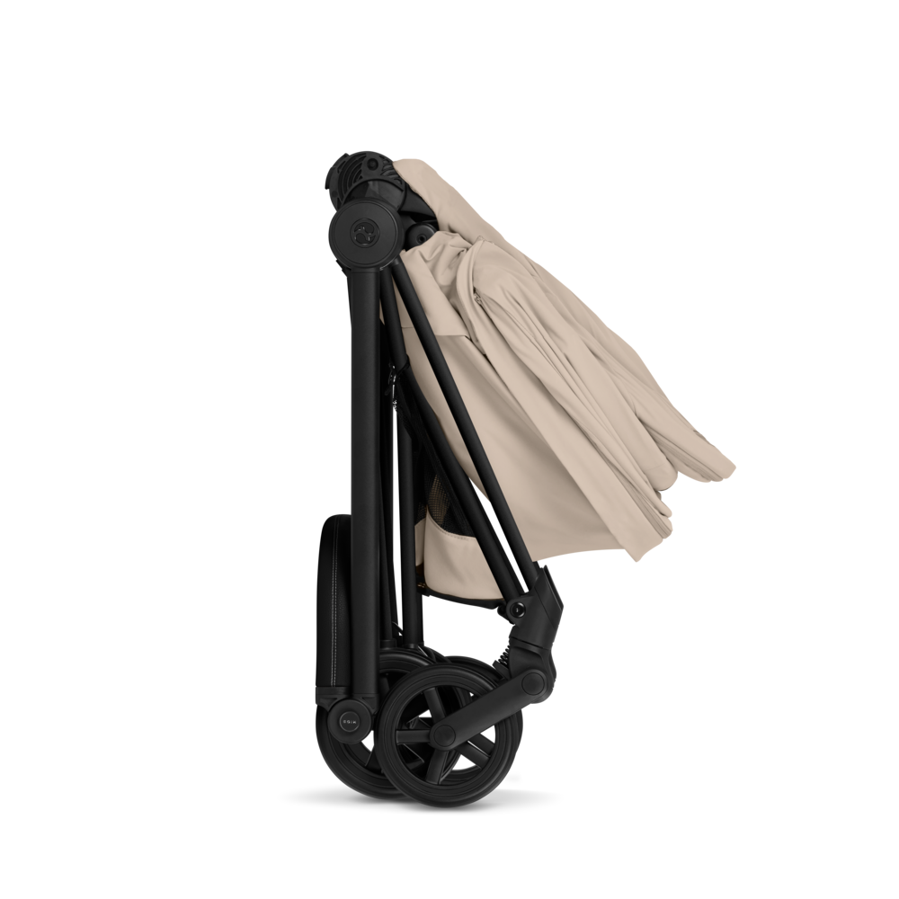 MIOS Comfort Matt Black incl. Babywanne faltbar Cozy Beige