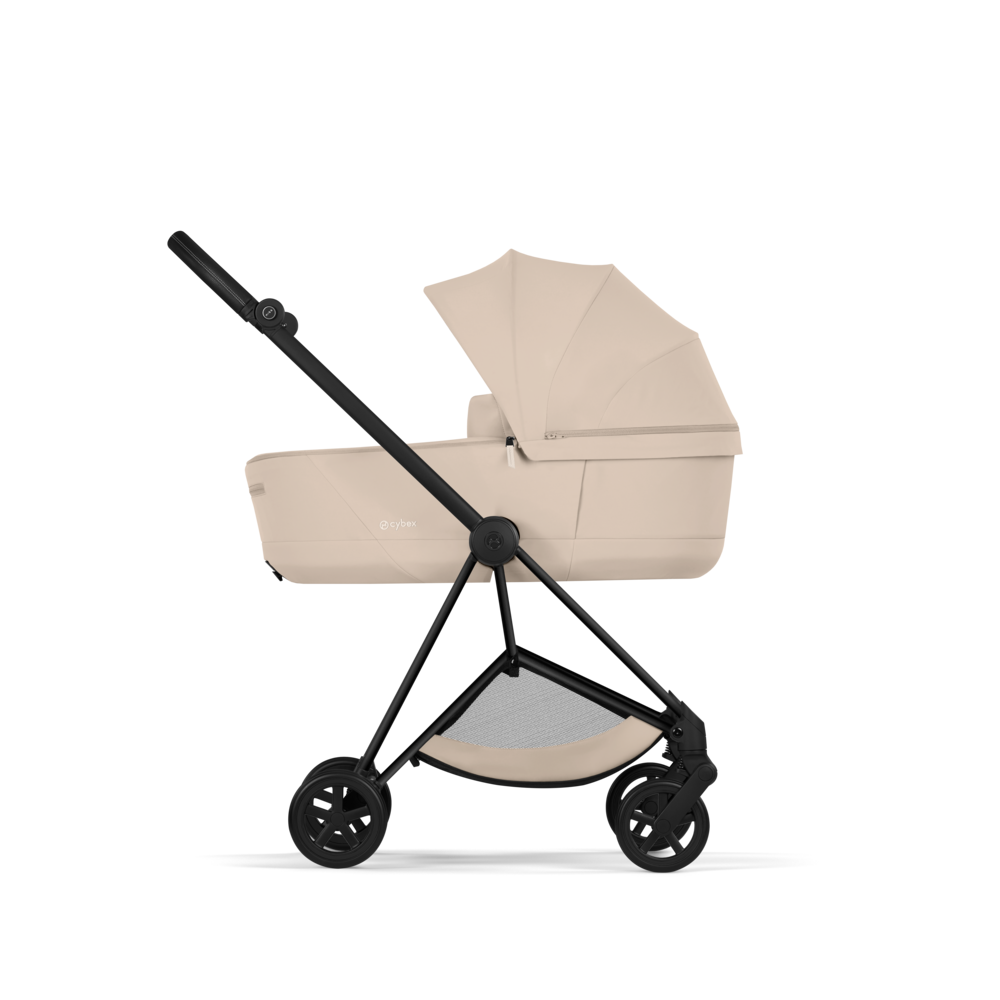 MIOS Comfort Matt Black incl. Babywanne faltbar Cozy Beige