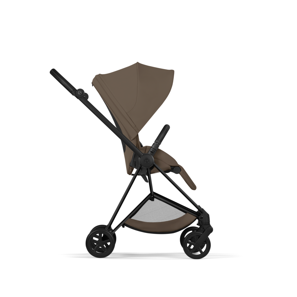 MIOS Comfort Matt Black incl. Babywanne faltbar Coconut Brown