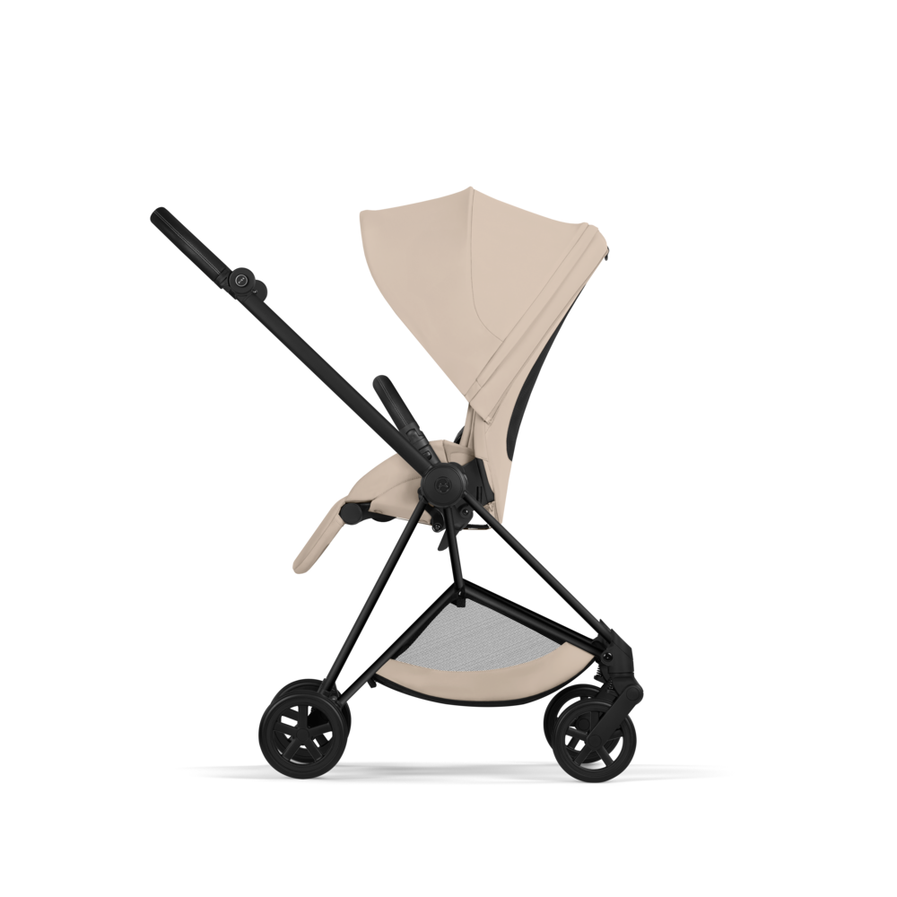 MIOS Comfort Matt Black incl. Babywanne faltbar Cozy Beige