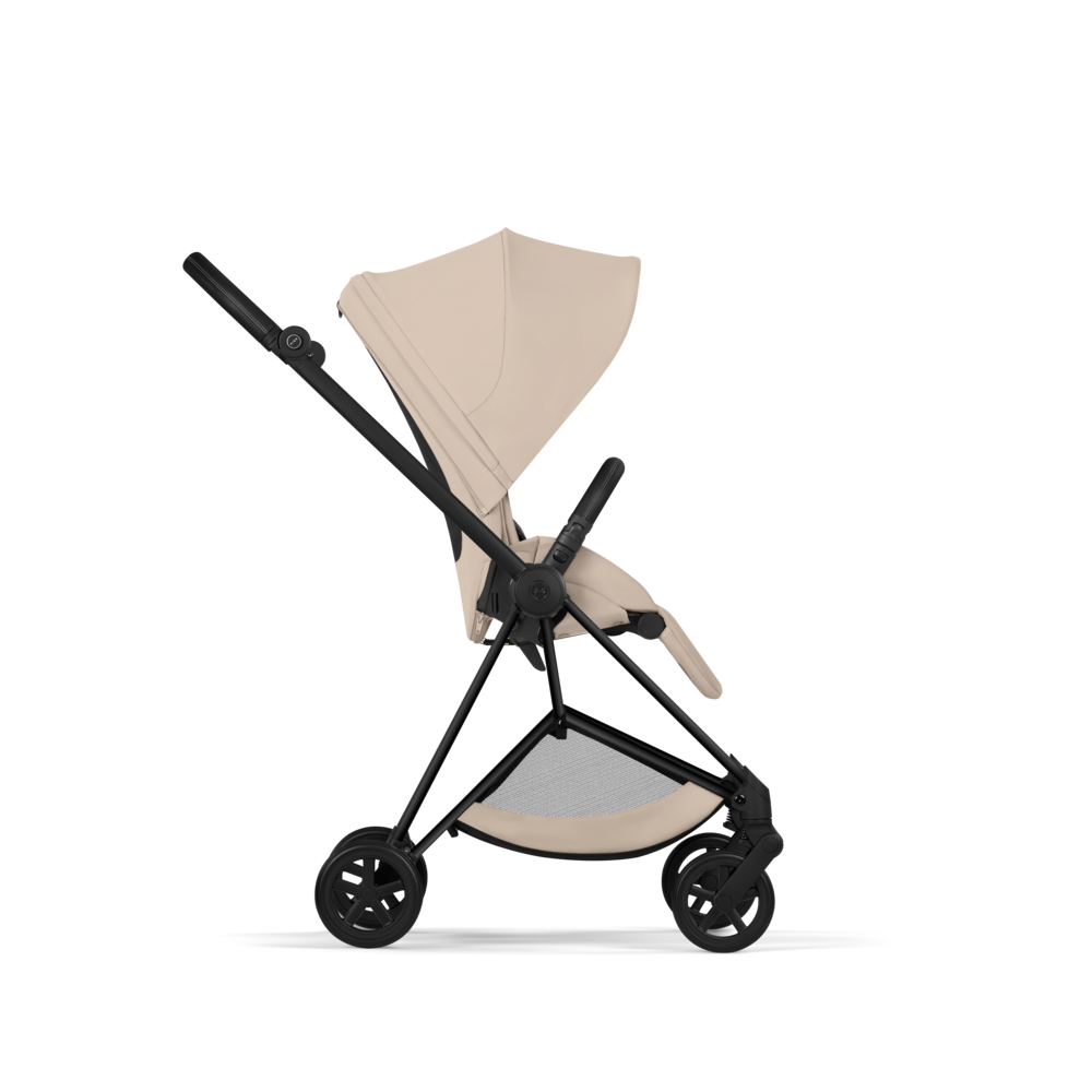 MIOS Comfort Matt Black incl. Babywanne faltbar Cozy Beige